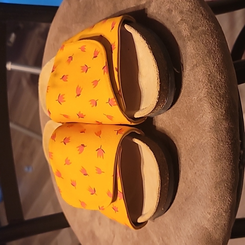 Gudrun Sjoden Floral Velcro Sandals Size 39 - Picture 7 of 8